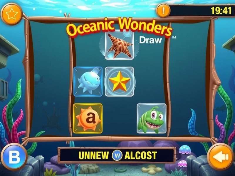 Oceanic Wonders Draw Game Screenshot